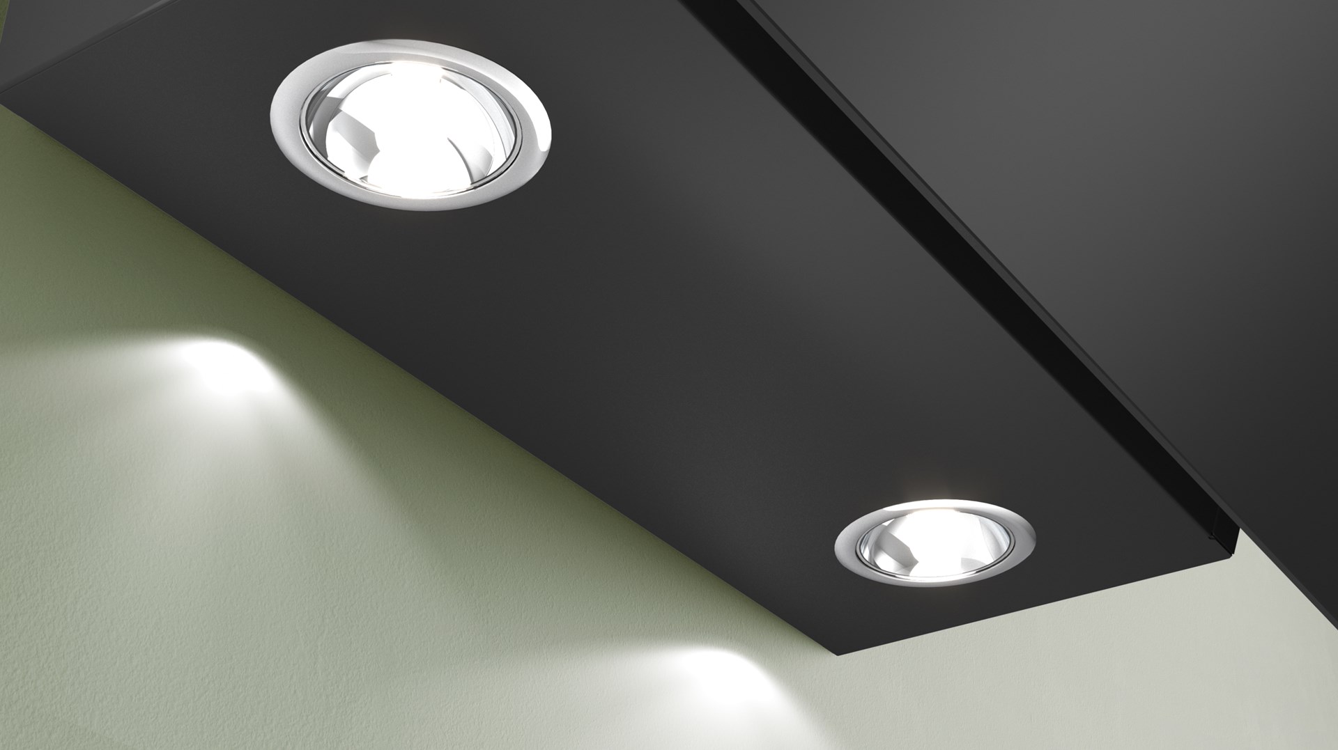 Bosch Serie 2 DWK65DK60 cooker hood Wall-mounted Black 430 m³/h