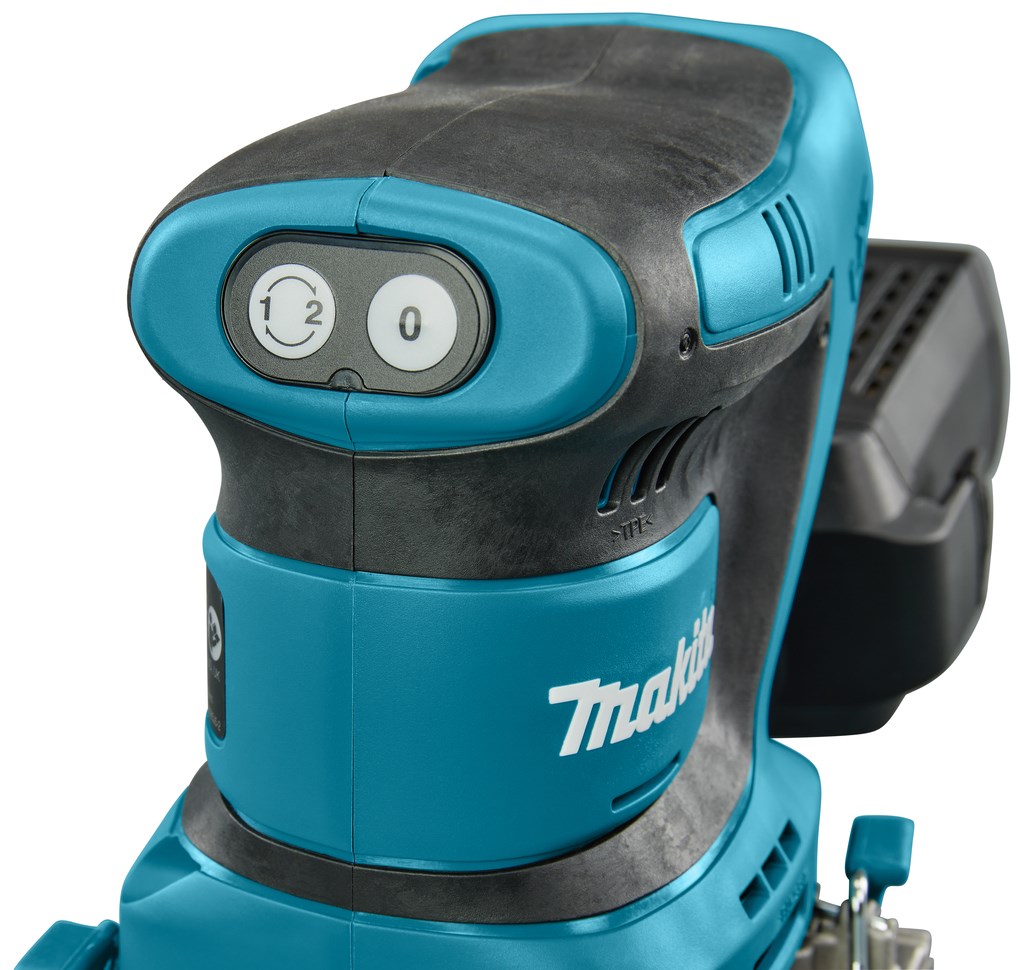 Makita DBO484Z portable sander Random orbital sander 14000 OPM Black Blue