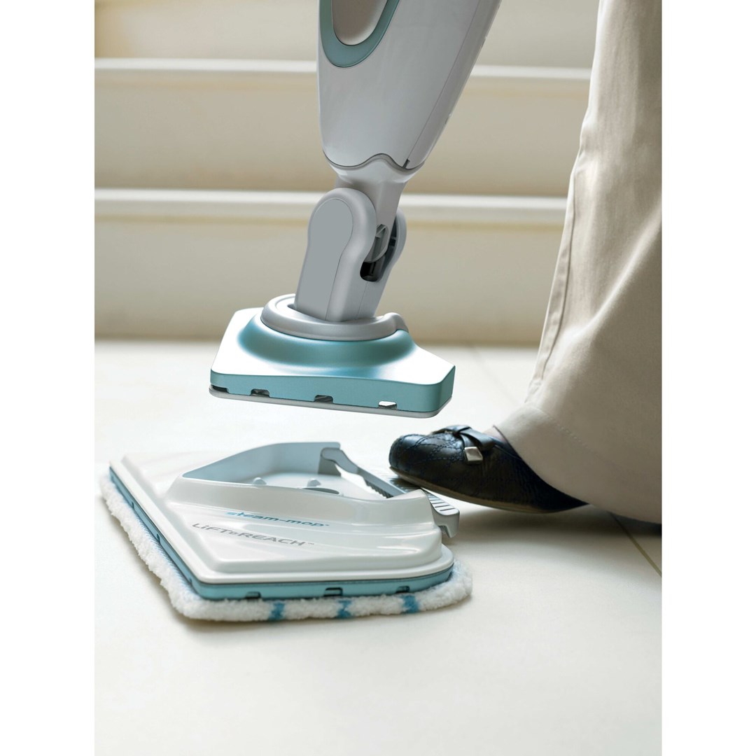 1600W Steam Mop 350ml Detachable Container Variable Quantity P