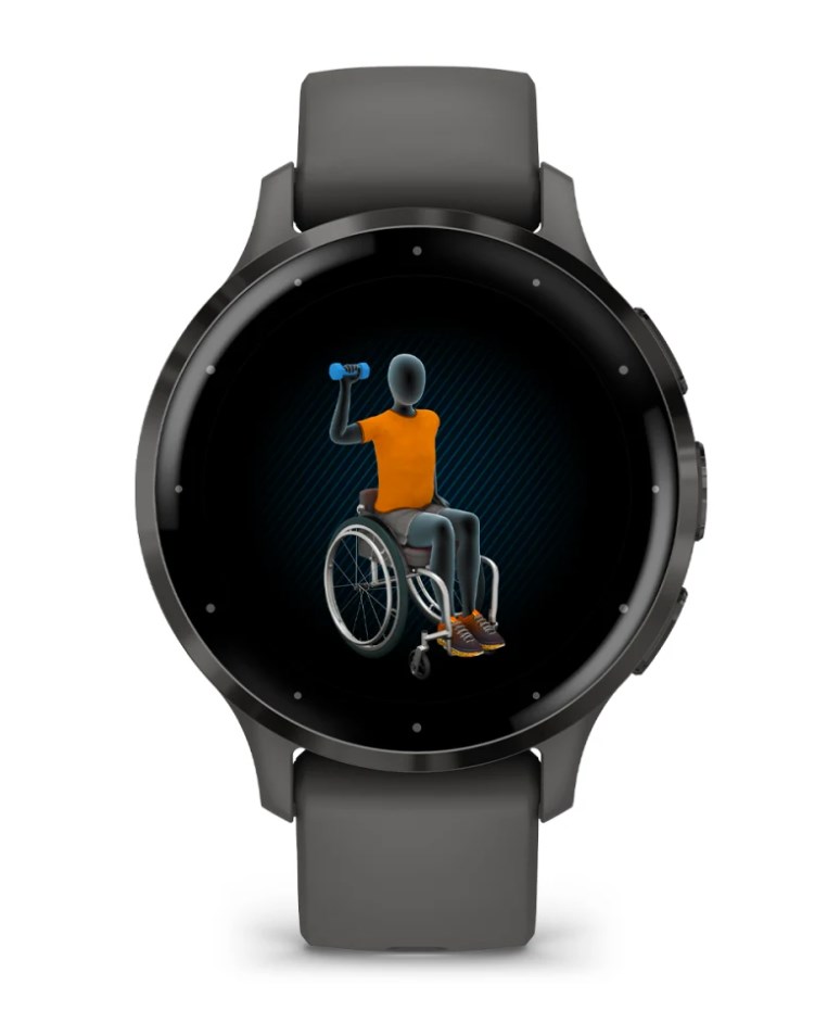 Garmin Venu 3S 3.05 cm (1.2") AMOLED 41 mm Digital 390 x 390 pixels Touchscreen Grey Wi-Fi GPS (satellite)
