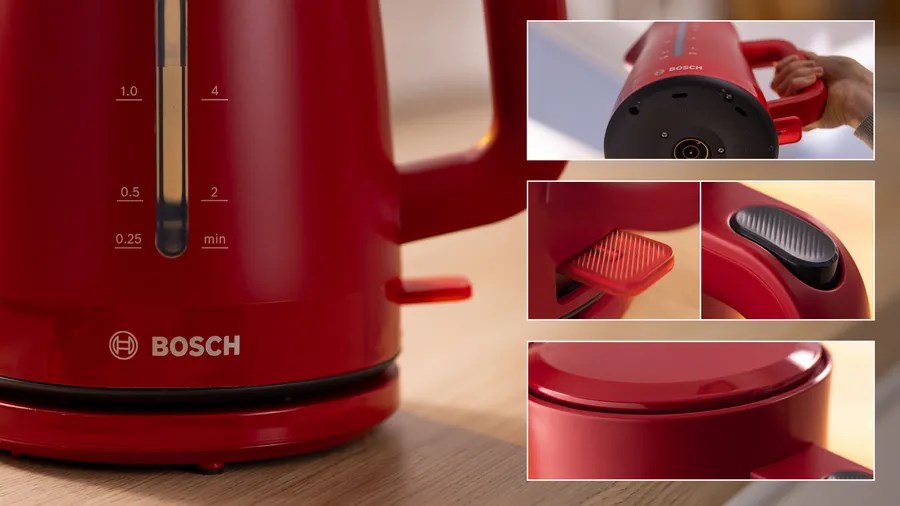 Bosch TWK3M124 electric kettle 1.7 L 2400 W Red
