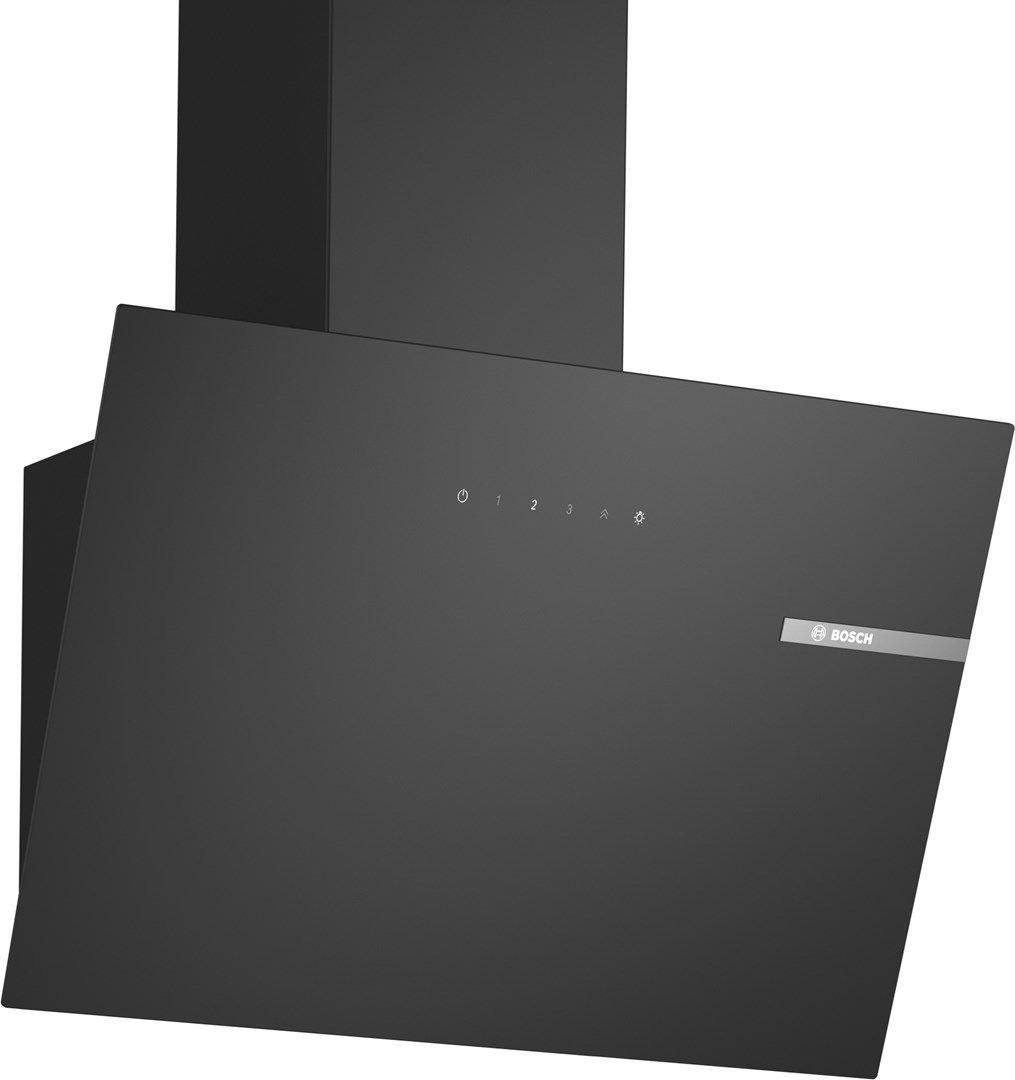 Bosch Serie 2 DWK65DK60 cooker hood Wall-mounted Black 430 m³/h