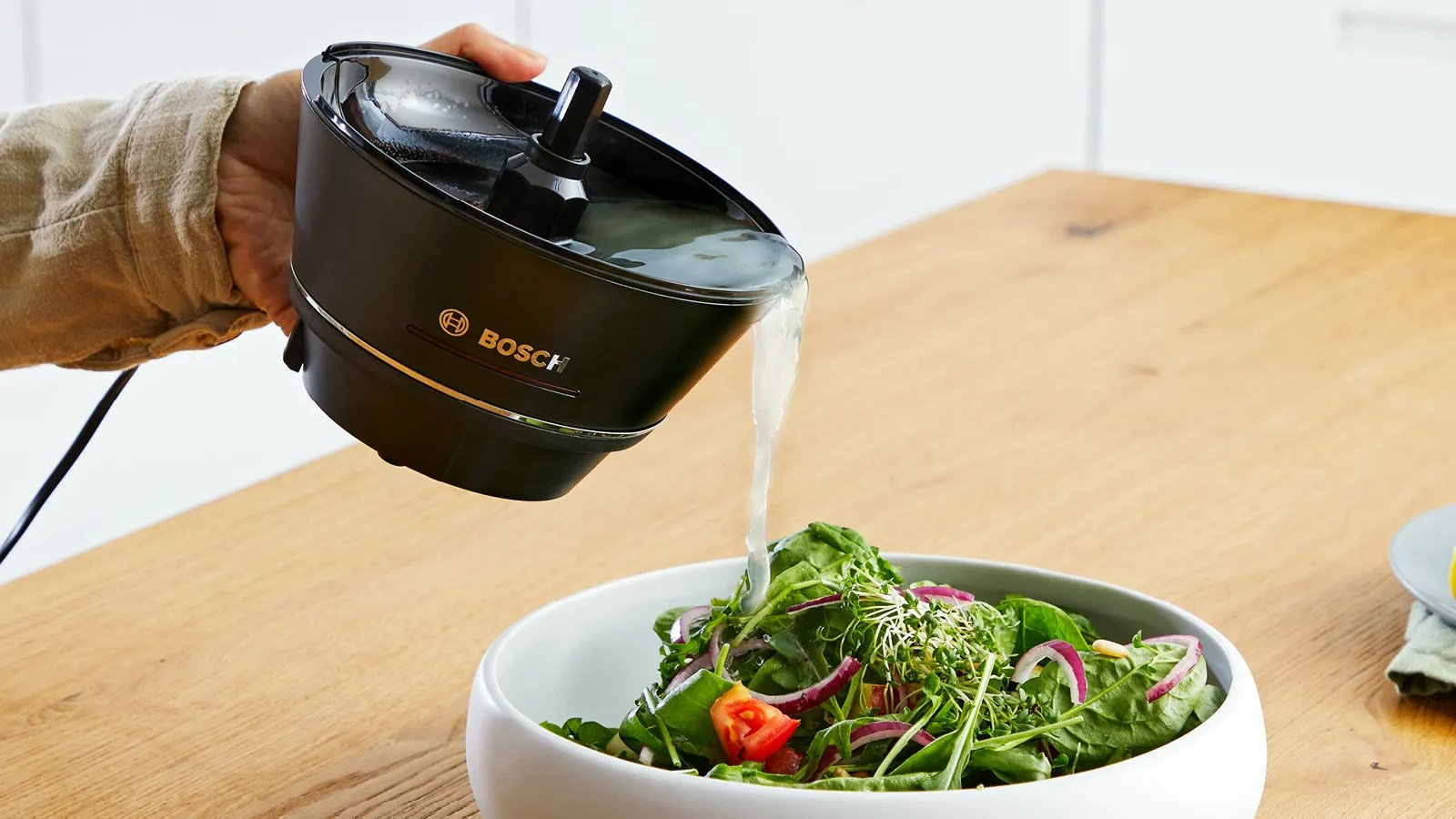 Bosch MCP72GPB citrus press Plastic, Stainless steel Black, Transparent