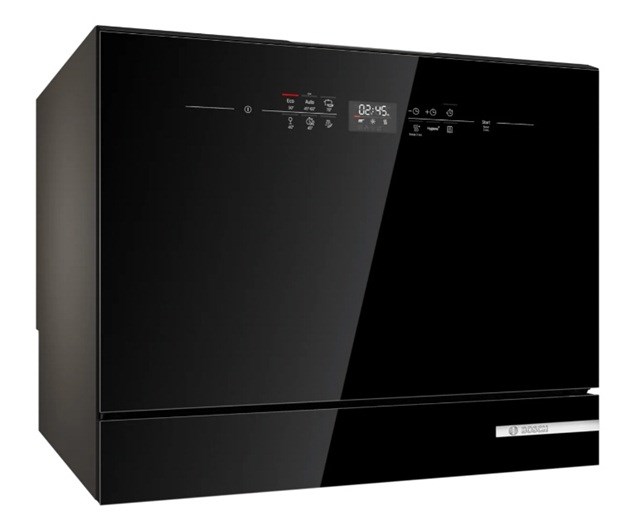 Bosch SKS6ITB00E Compact freestanding dishwasher Black