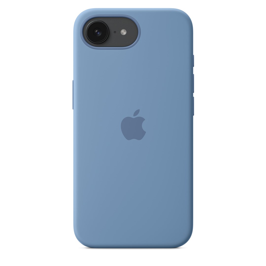 Silicone case Apple iPhone 16e - winter blue