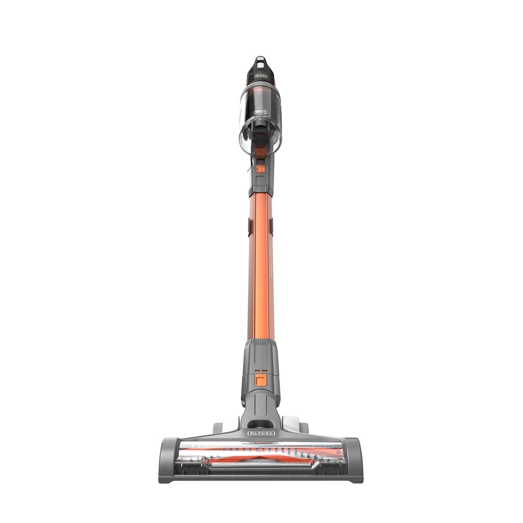 Black & Decker BHFEV182C-QW stick vacuum/electric broom 2-in-1 stick vacuum Battery Dry Bagless Orange Titanium 2 Ah