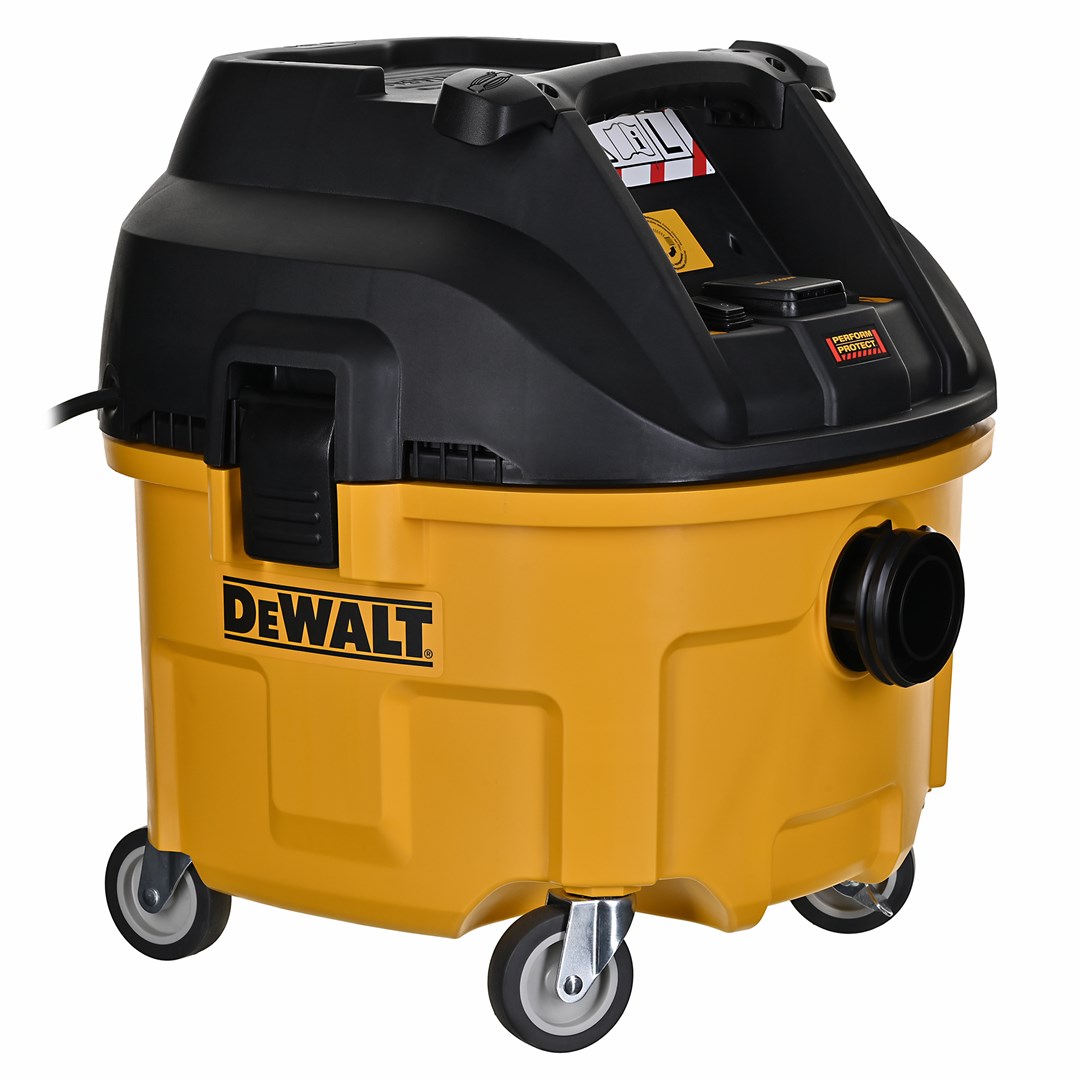 DeWALT DWV901L dust extractor Black  Yellow 30 L 1400 W