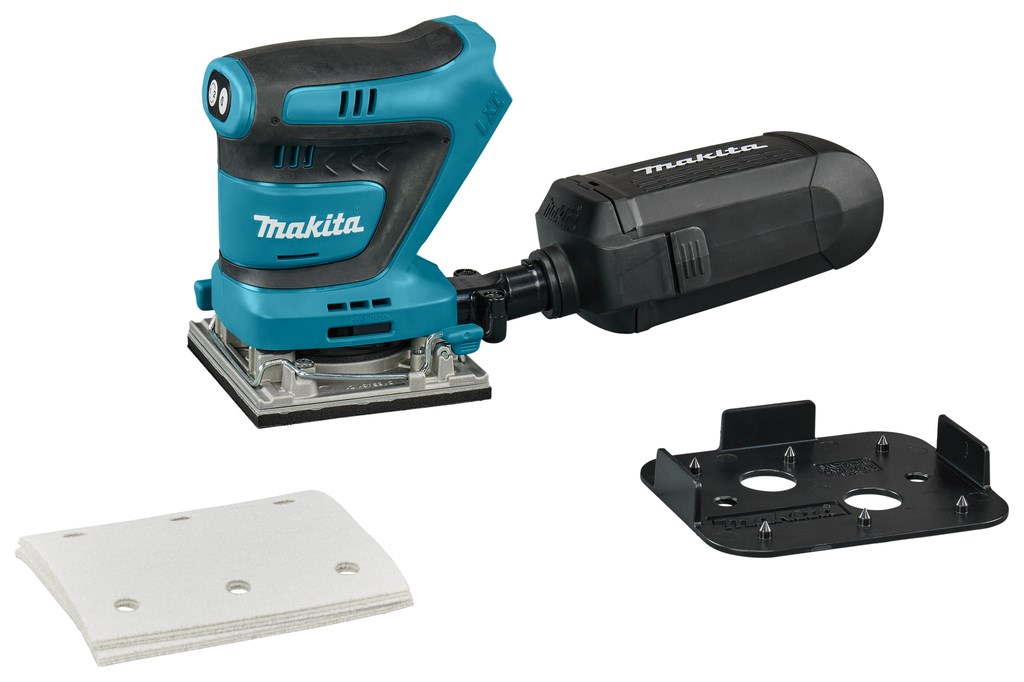 Makita DBO484Z portable sander Random orbital sander 14000 OPM Black Blue