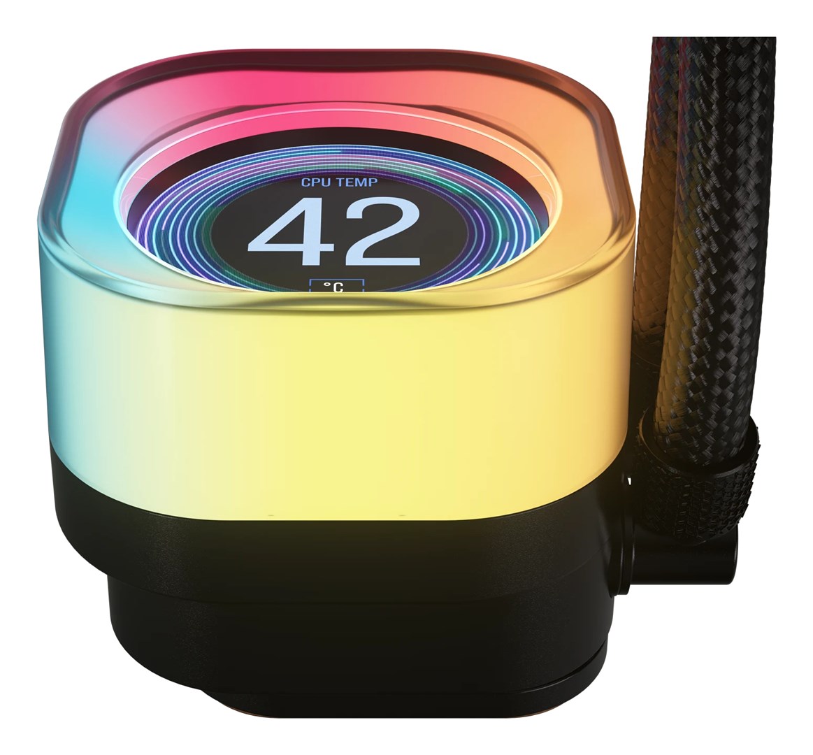 CORSAIR WAK iCUE LINK TITAN 240 RX LCD AIO 240mm Liquid Cooler
