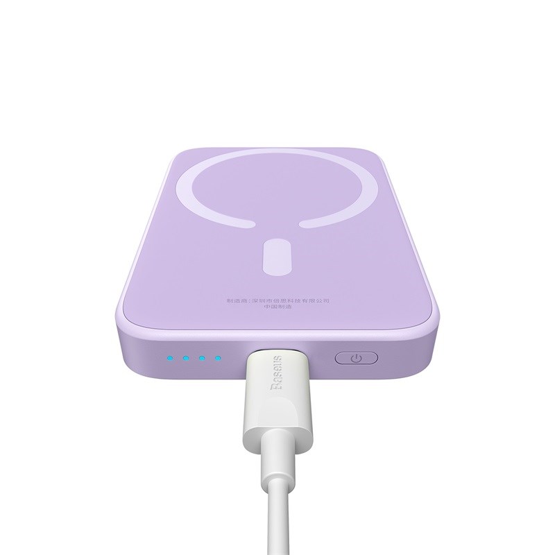 Baseus Magnetic Mini Air P10059002513-00 Lithium polymer power bank 6000 mAh Purple