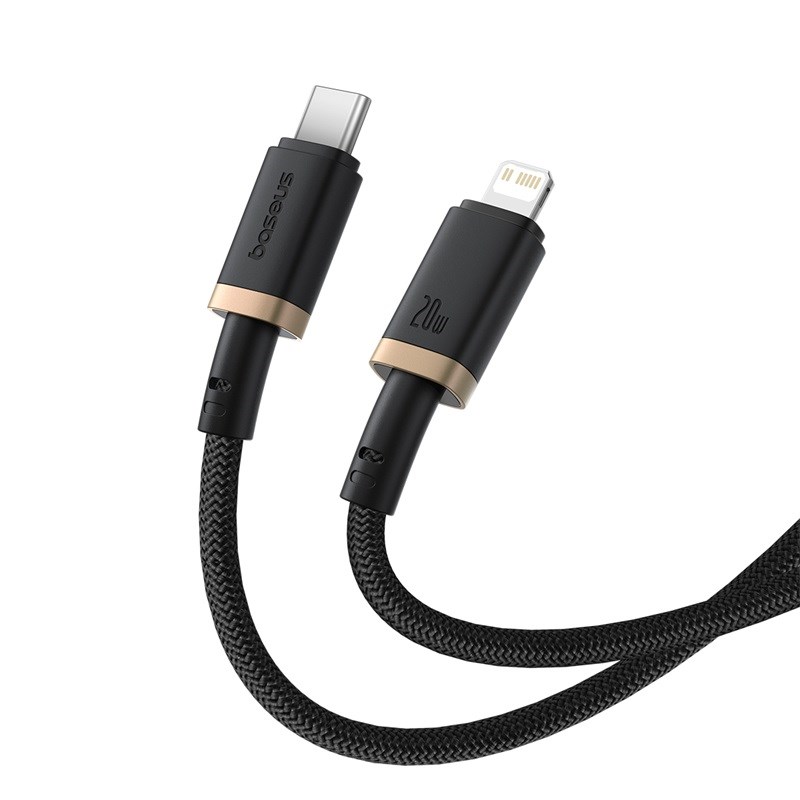 Baseus Dura Type C fast charging cable for iP 20 W 2 m Black Gold