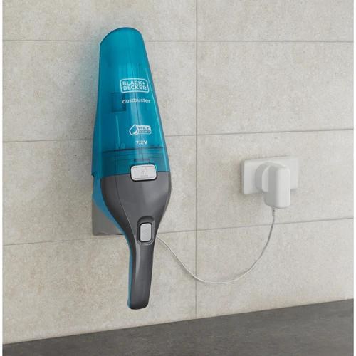 Black & Decker WDC215WA handheld vacuum Blue Titanium Bagless