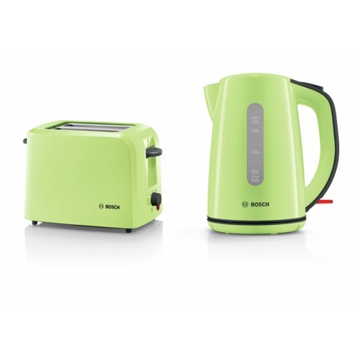 Bosch TWK7506 electric kettle 1.7 L 2200 W Black, Green