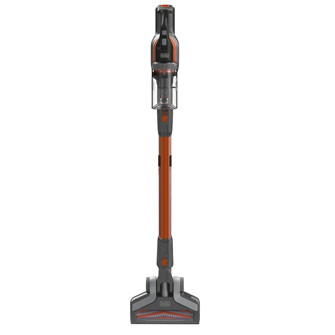 Black & Decker BHFEV182C-QW stick vacuum/electric broom 2-in-1 stick vacuum Battery Dry Bagless Orange Titanium 2 Ah