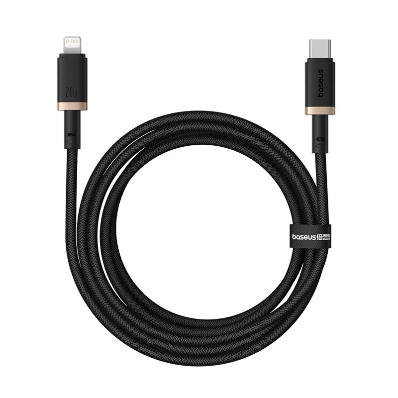 Baseus Dura Type C fast charging cable for iP 20 W 2 m Black Gold