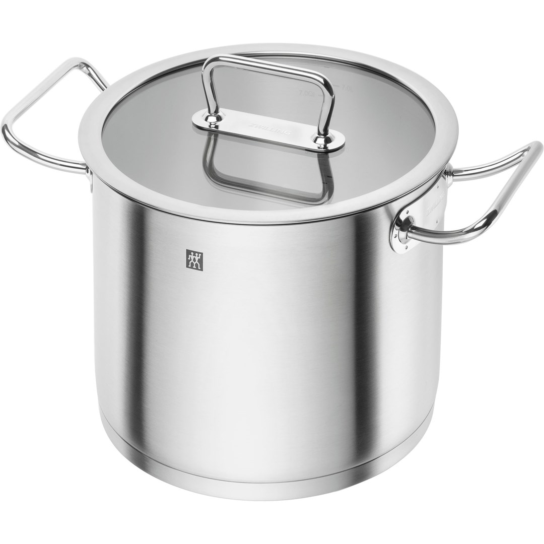 Zwilling Pro visok lonec za juho s pokrovko, 8,1 L