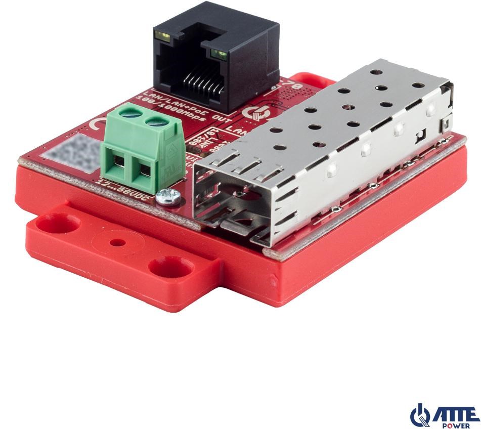 Gigabitni medijski pretvornik Ethernet AT3 xFIBER-2-70 (PoE OUT)