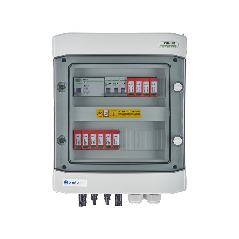 EMI DCAC hermetic IP65 EMITTER prenapetostna zaščita, 2x PV, 2x MPPT