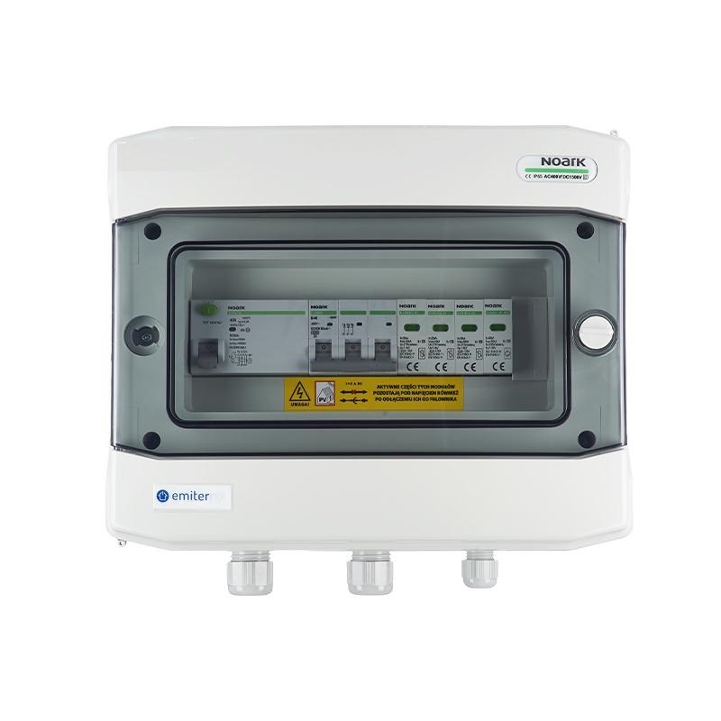 Preklopno stikalo EMI hermetično IP65 z odvodnikom prenapetosti, 40A 3-F, RCD tip A 40A/300mA
