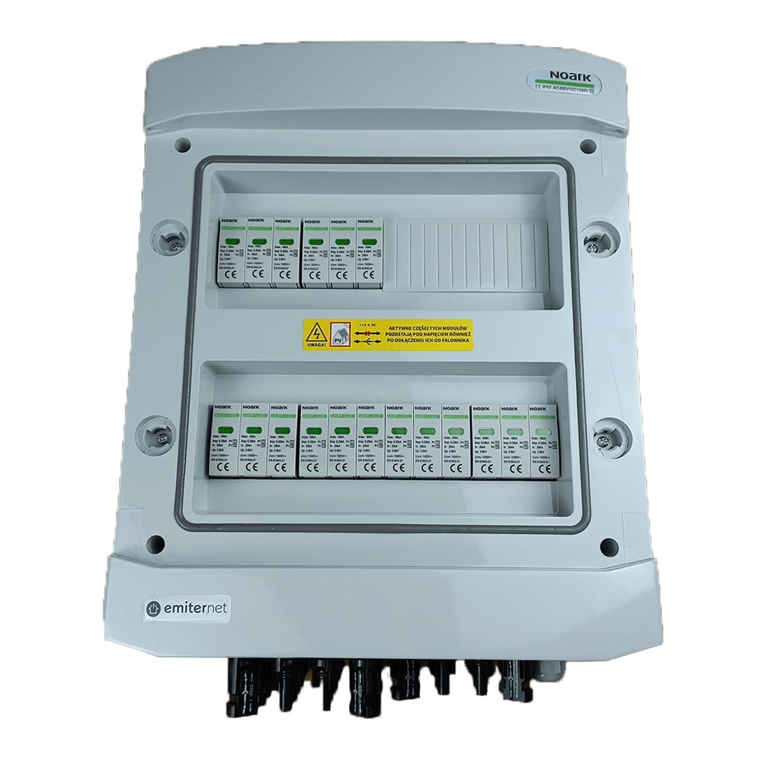 EMI Noark 1000V Type 1+2 prenapetostna zaščita, IP65, 6x PV, 6x MPPT