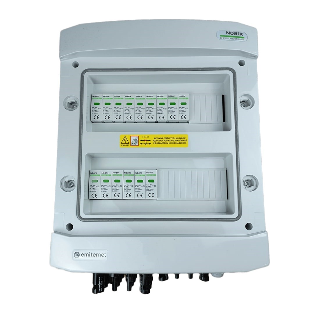 EMI Noark 1000V Type 2 prenapetostna zaščita, 5x PV, 5x MPPT, IP65
