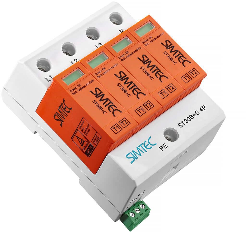 Prekratni varoval SIMTEC T1+T2 B+C 4P