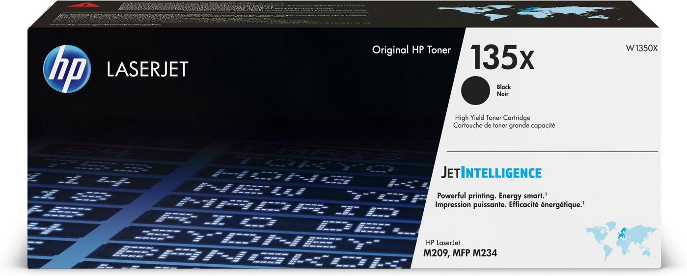 HP LaserJet 135X High Yield Black Original Toner Cartridge, W1350AX