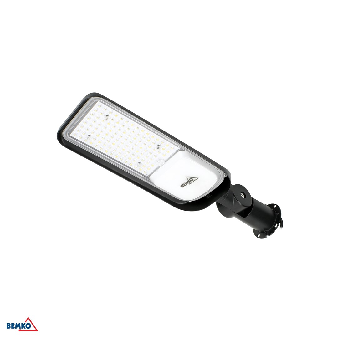 LED ulična svetilka JAZMIN 100W, 4000K, 13500LM, IP65, svetlo siva