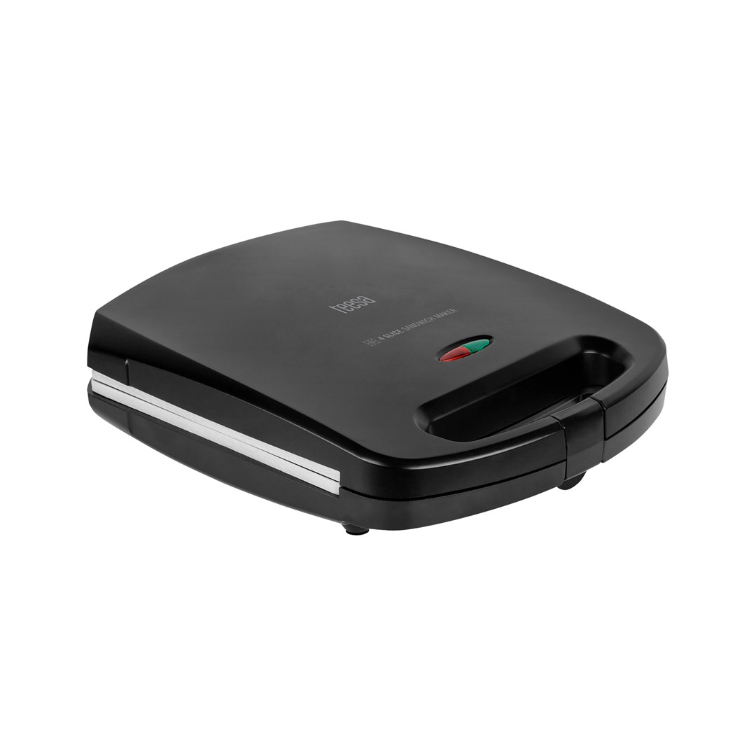 Pekač za sendviče s keramičnimi vstavki za 4 sendviče