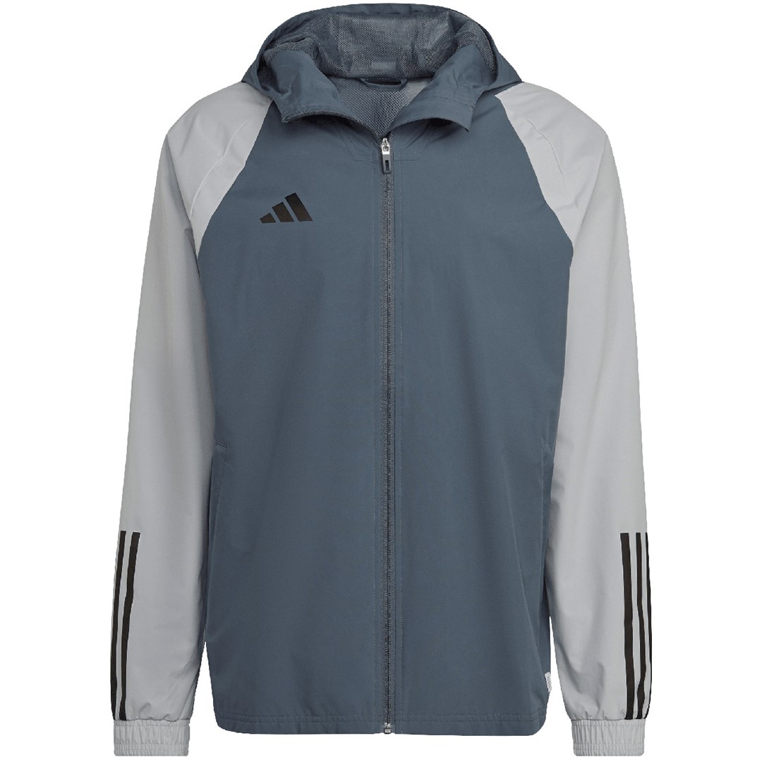 Moška jakna adidas Tiro 23 Competition All-Weather, siva