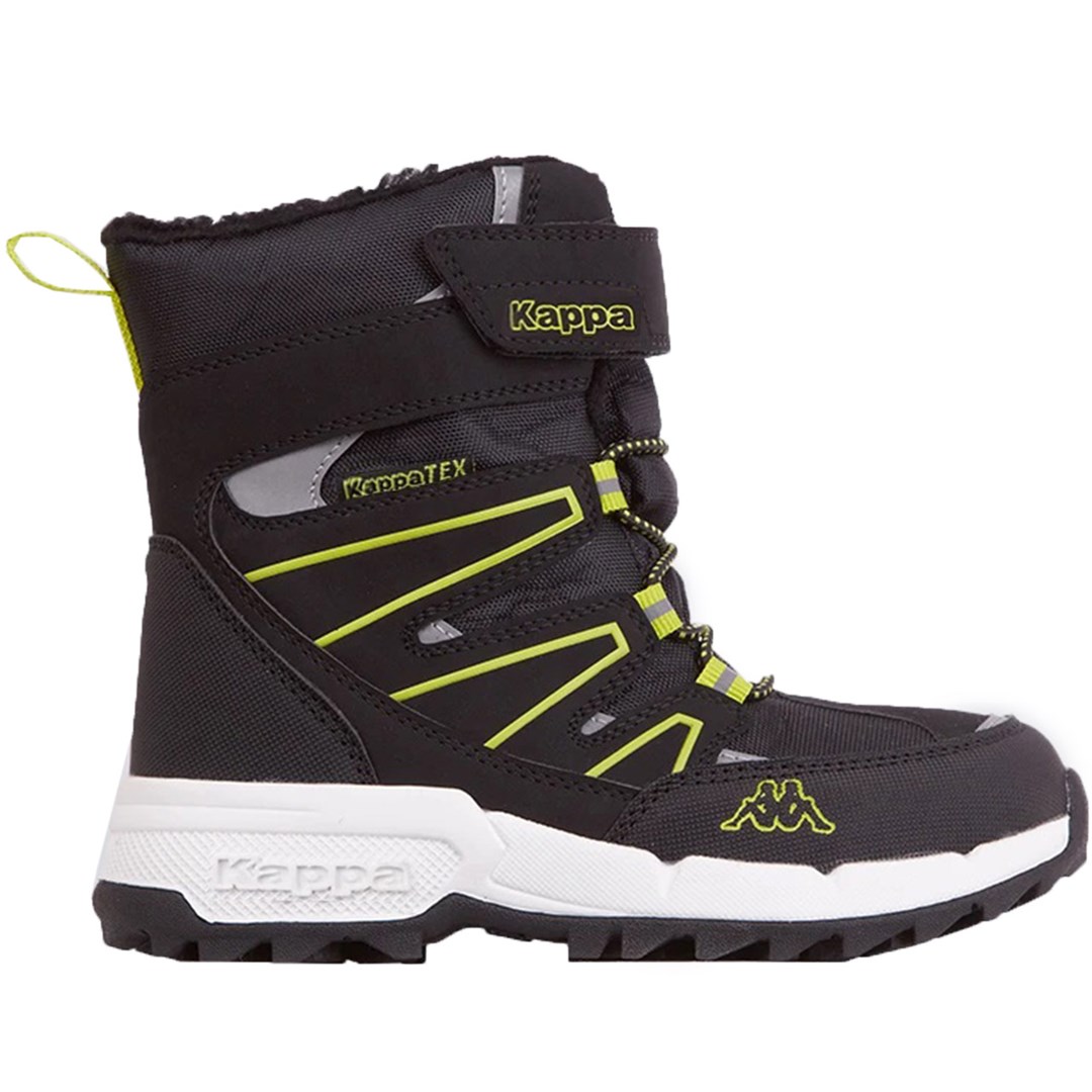 Kappa Floki Tex otroške superge črno-limeta 260975K 1133