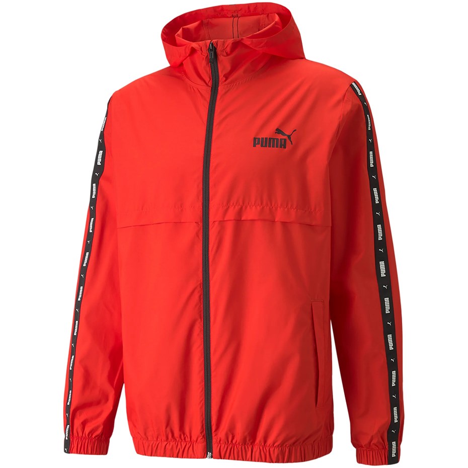 Puma ESS+TAPE Windbreaker Jakna, rdeča