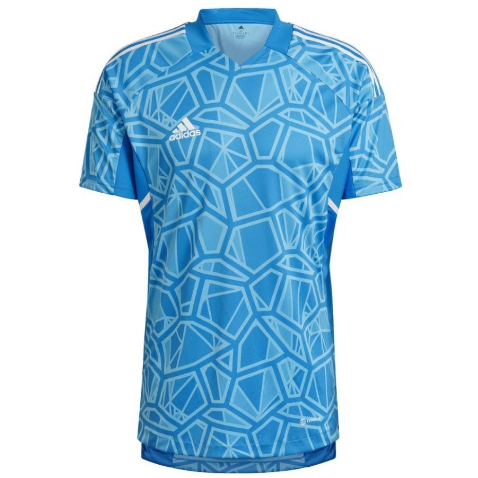 Moška vratarska majica adidas Condivo 22 kratki rokav, modra