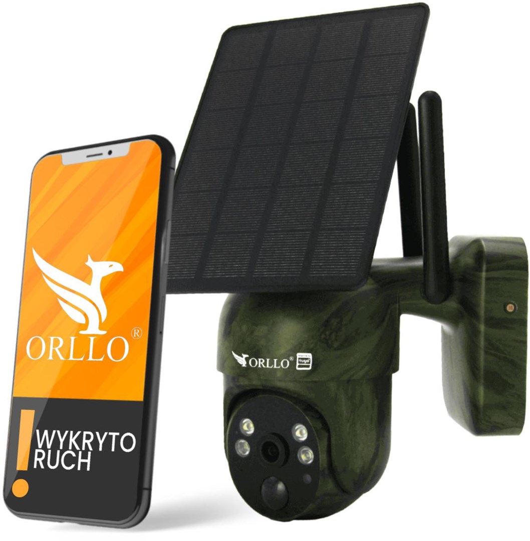 Orllo IP kamere TZ1 Moro z 4G LTE, Wi-Fi in solarno ploščo
