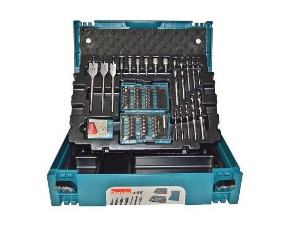 Makita 62-delni set svedrov in nastavkov MAKPAC B-53908 v MAKPAC kovčku