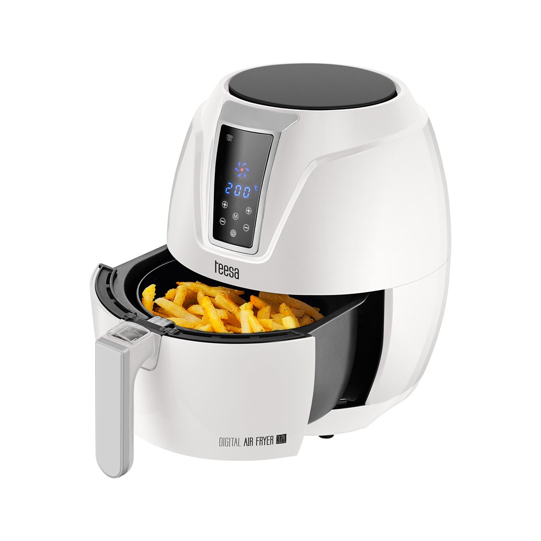 TEESA DIGITALNI FRYER 3,2 L, BEL