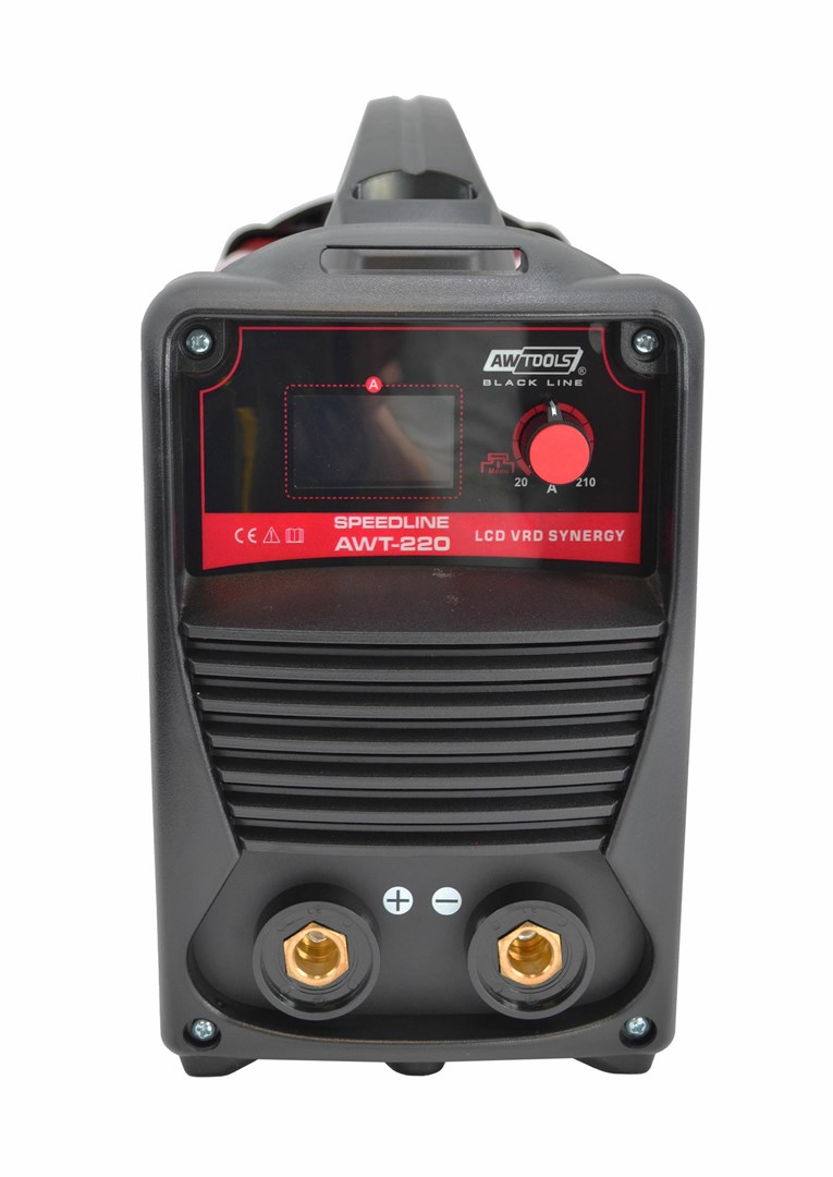 Inverterski varilni aparat AWTOOLS SPEEDLINE AWT-220 LCD VRD SYNEGRA