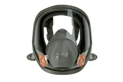 3M FULL BONNET 6800M zaščitna kapa za glavo, črna