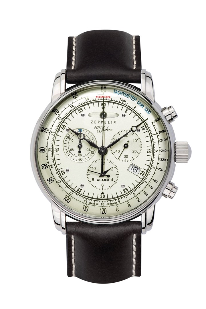 Zeppelin 100 Jahre 8680-3 Quartz ročna ura, usnjen pas