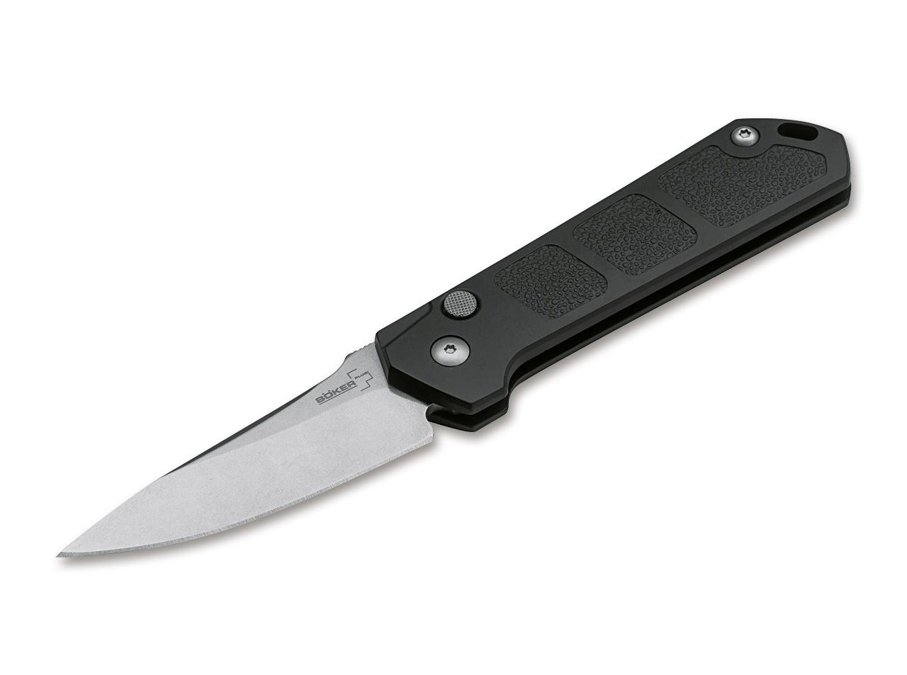 Böker Plus Kihon Auto Stonewash samodejni nož, 8.5 cm rezilo