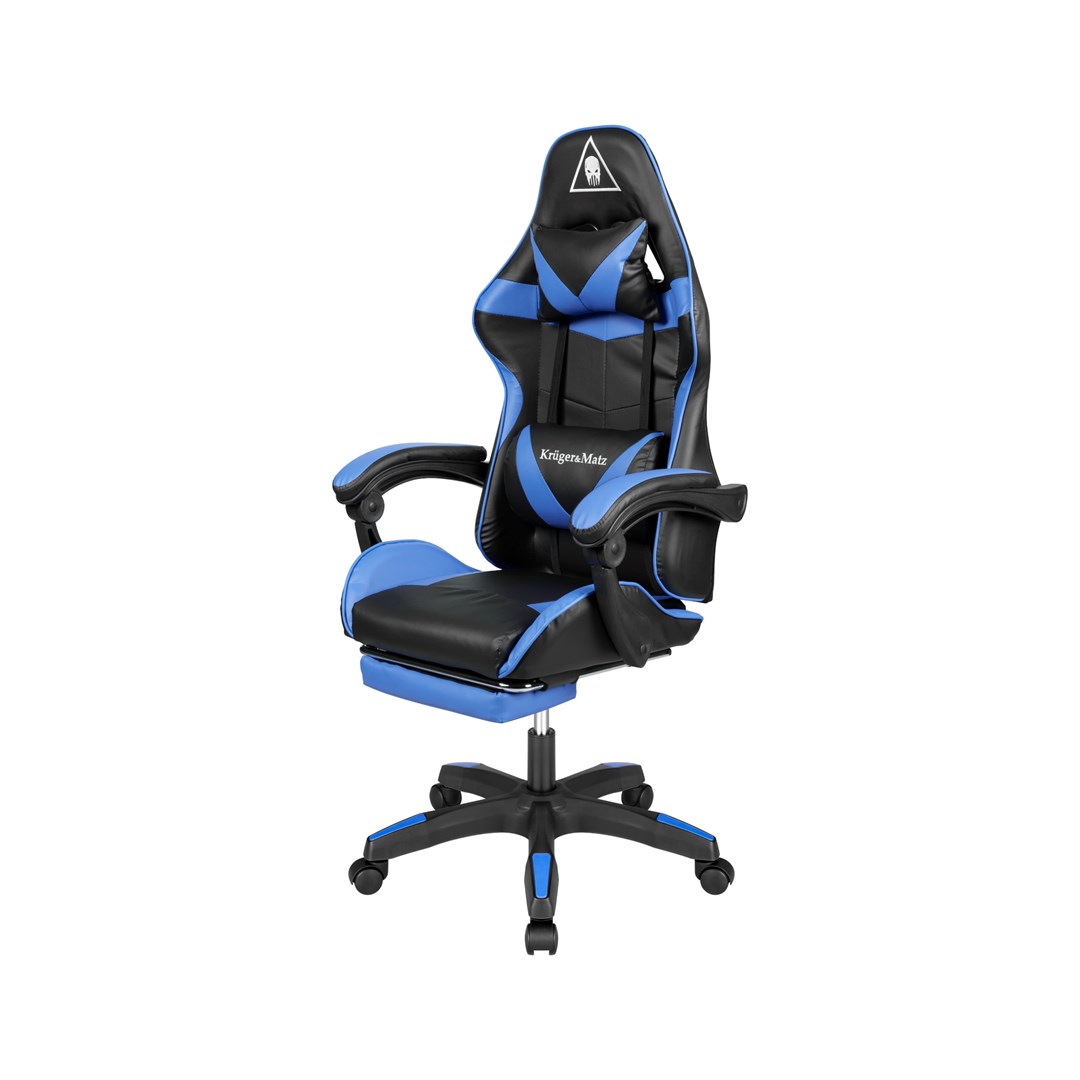 Gaming stol Kruger&Matz GX-150, črno-modri