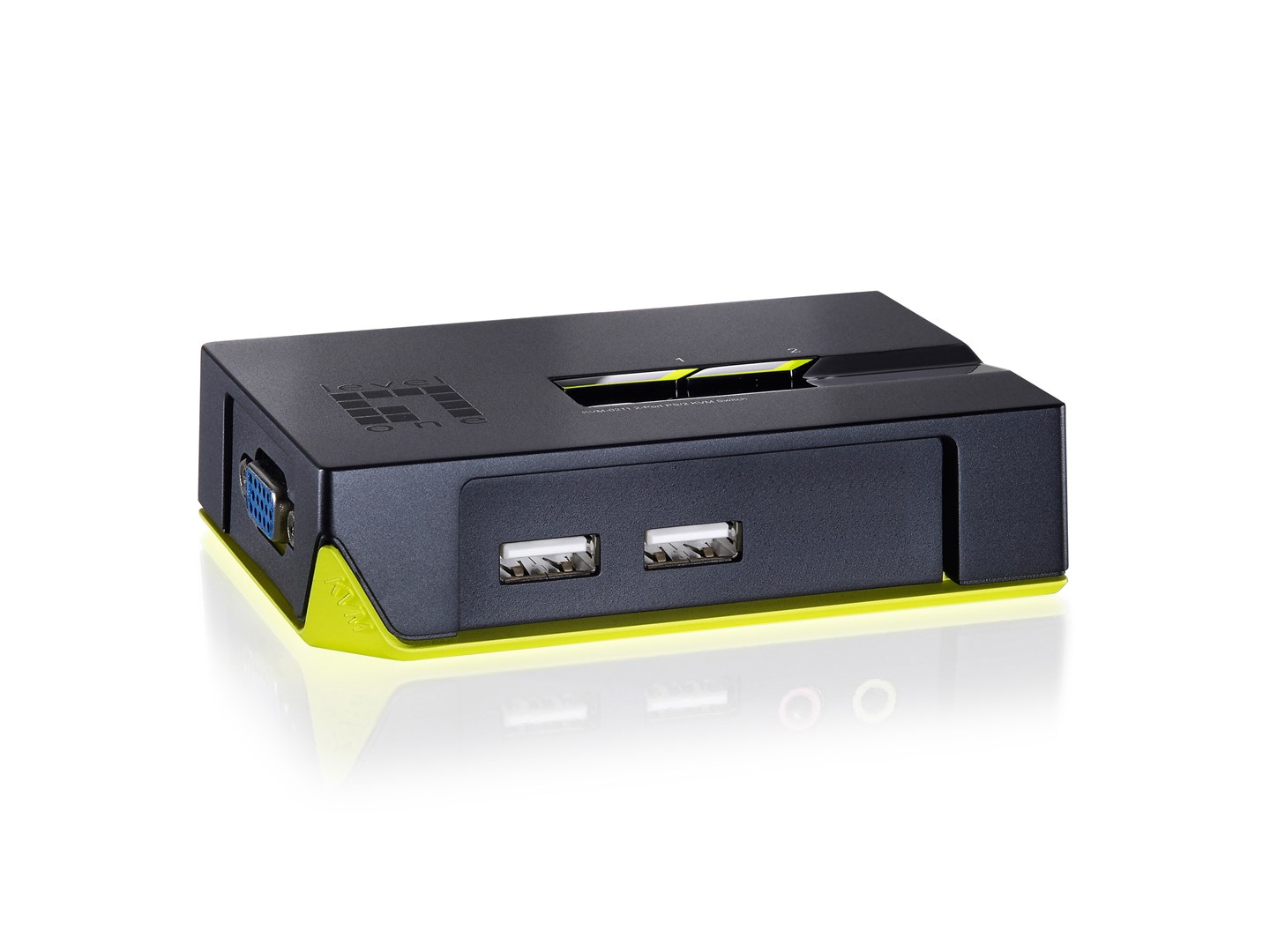 LevelOne KVM-0222 KVM stikalo, 2-portni, USB/VGA