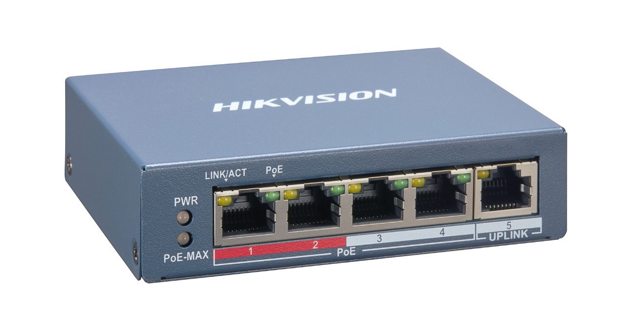 HIKVISION DS-3E1105P-EI(O-STD)V2 LinkVu PoE stikalnik