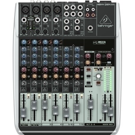 Behringer Q1204USB avdio mešalna miza, 12 kanalov, USB vmesnik