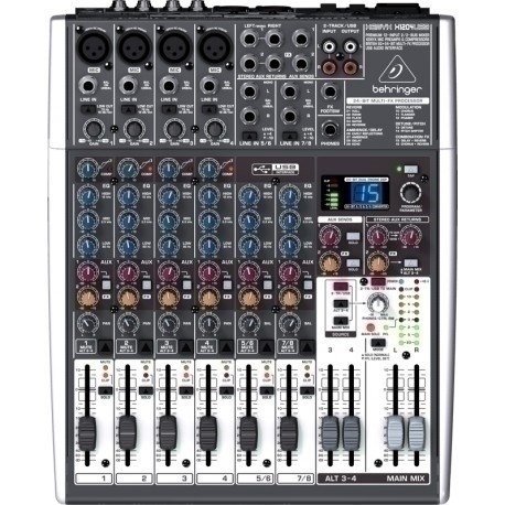 Behringer Xenyx X1204USB avdio mešalna miza, 12 kanalov, siva