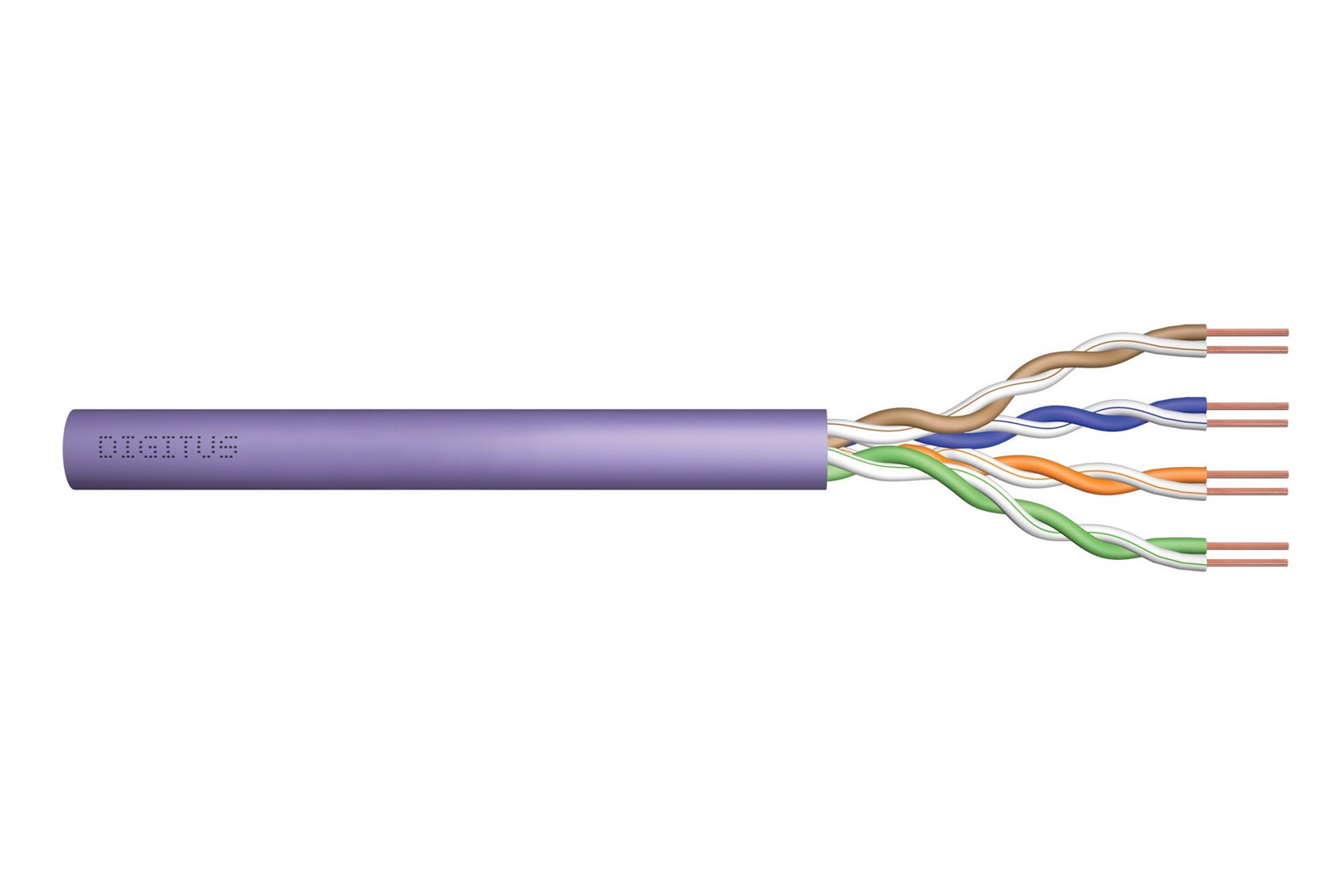 DIGITUS Cat.6 U/UTP instalacijski kabel, PVC, 305m, vijoličen