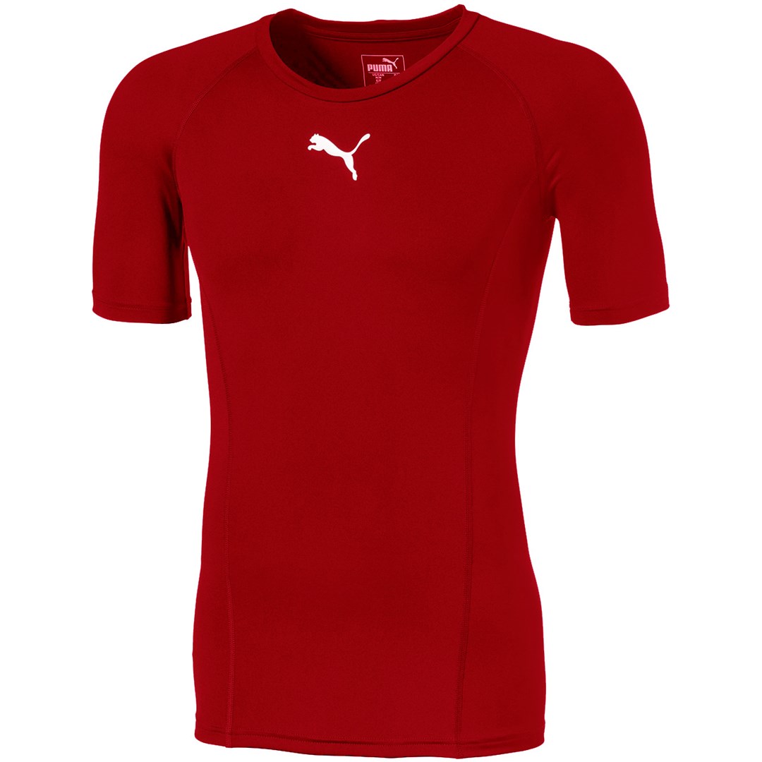 Puma LIGA Baselayer majica kratkih rukavov, rdeča, S
