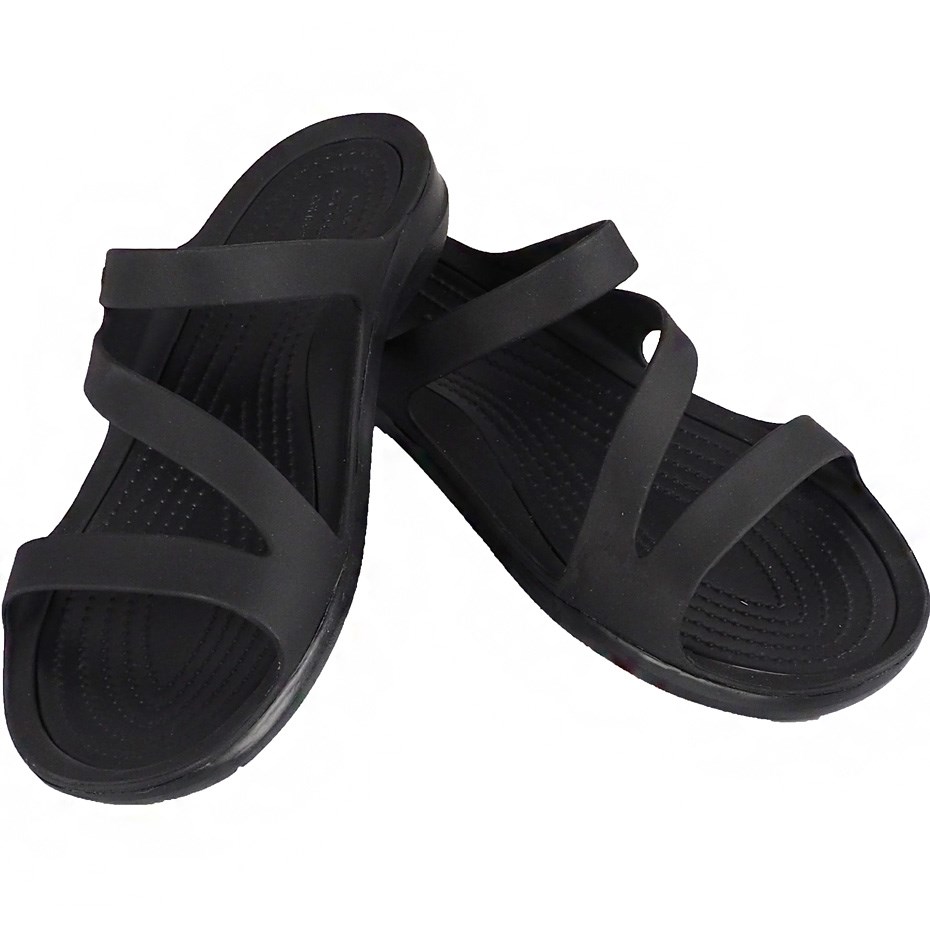Ženski natikači Crocs Swiftwater Sandal W črni 203998 060
