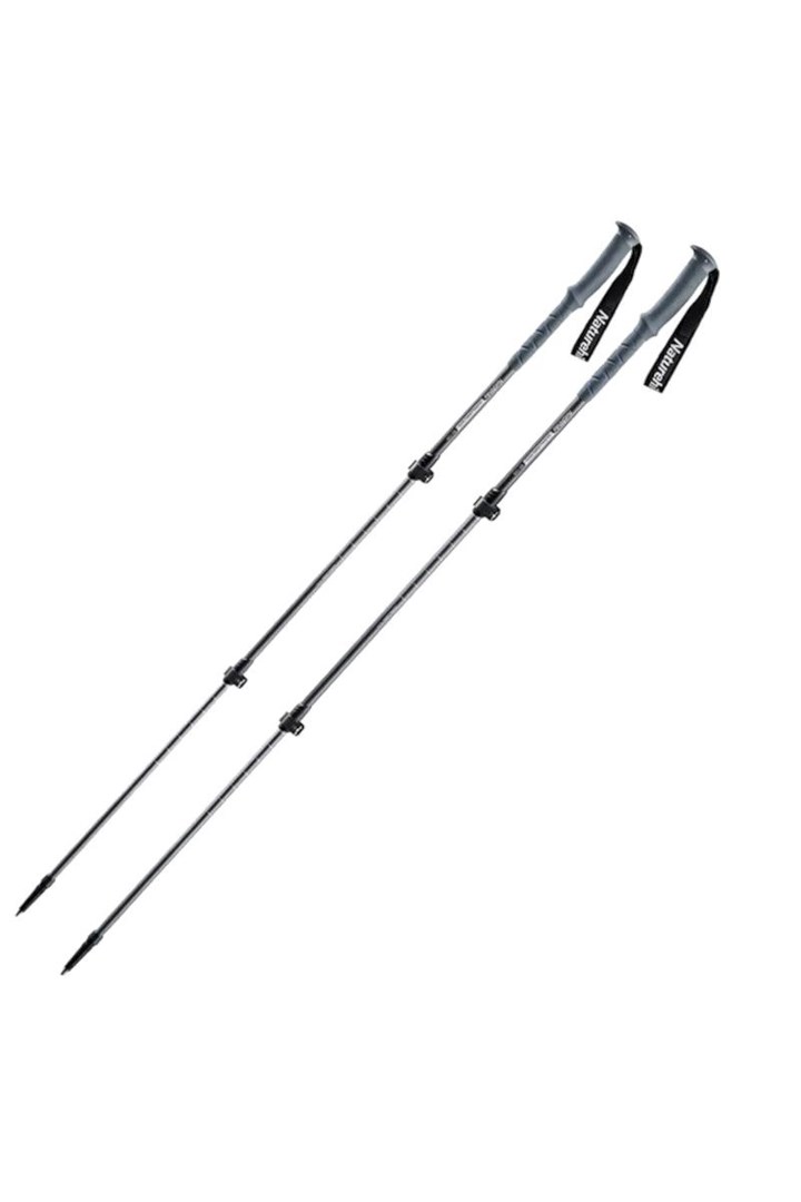 Pohodniške palice NATUREHIKE ALU 7075, sive, model NH17D017-D