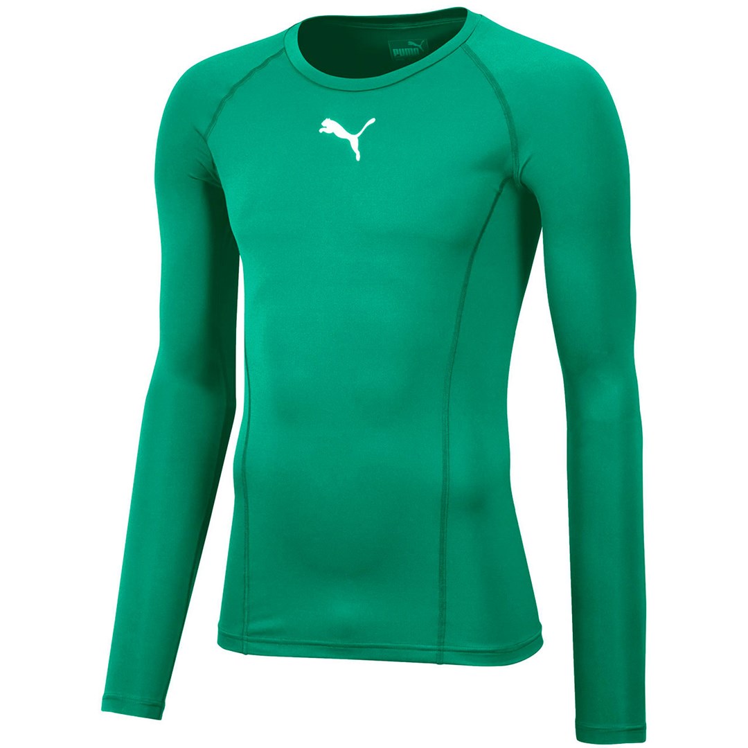 Puma Liga Baselayer majica z dolgimi rokavi, zelena 655920 05 XL